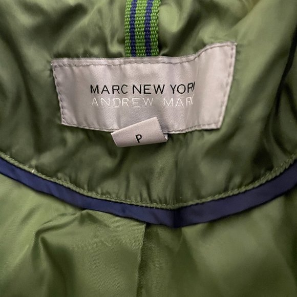 Andrew Marc Green down filled hooded Puffer Jacket - Picture 2 of 13